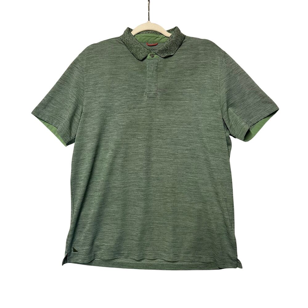 UNTUCKit Golf Polo Green Performance Short Sleeve Men’s Size Large